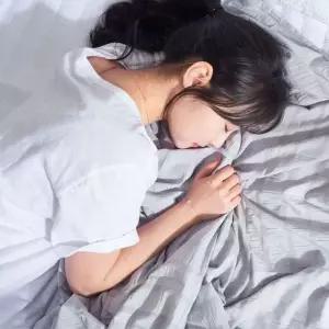 낮잠용홑이불 리조트 여름침구 블랫킹 부드러운 장마철침구 그레이핑크