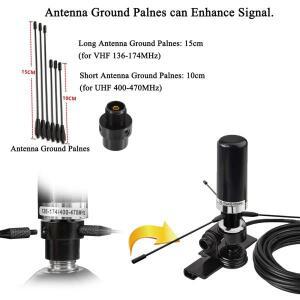 듀얼 밴드 VHF UHF 차량용 햄 라디오 안테나 2m 70cm 136-174/400-470MHz 자동차 트럭 아마추어 양방향 무