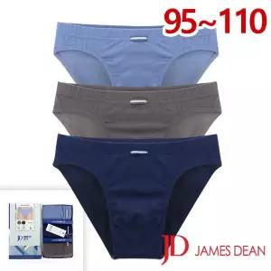 제임스딘 편안한 면스판 남성 삼각팬티3매입세트 JHMPWZ01 95-110/남성브리프113080