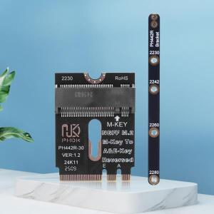 NGFF AE-키수 - NVME M-키암 연장 어댑터 A/E-키 M-키 PCIE 4.0 라이저 카드브래킷 포함 PC 노트북 메인보