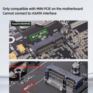 티쉬릭 M2 E AE 키 NGFF 미니 PCIE 어댑터 라이저 카드 와이파이 무선 Wlan 인텔 호환 AX200 9260 8265 호
