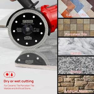 DT-DIATOOL 다이아몬드 커팅 디스크 휠 메쉬 터보 톱 블레이드 타일 도자기 대리석 컷 플레이트