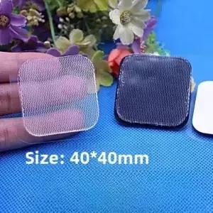 00PCS/50PCS/0pcs 4CM 전도성 접착 젤 패드 시트 Tens EMS 마사지 기계
