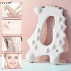 DD329 세라믹 다기능 스크래핑 보드 경락 마사지 얼굴 및 전신 도구 괄사 페이스 트 마사지기