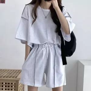 반팔 셋업 루즈핏 운동복 테니스복 러블리 운동복SET