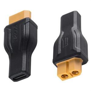 RC 모델 에너지 저장 전원용 충전 커넥터, USB C-XT60 어댑터, 암, 100W, 20V, 5A, 2 개