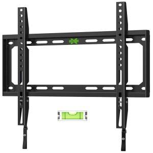 대부분의 26-55인치 LED, LCD 및 평면 TV용 로우 프로파일 고정 TV 월 마운트, VESA 최대 400x400mm 무게 용량 99파운드의 마운트 브래킷, 공간 절약 브래킷