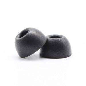 준수 TW-180-B | 소니 링크버드 핏 TOZO NC9 하이브리드 ANC를 위한 메모리 폼 교체 이어버드 팁 최고의 편안함 안전한 착용감 뛰어난 소음 차단 블랙(S / M L) (3쌍)