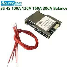 BMS 3S 4S 밸런스 100A 120A 160A 200A 300A 380 12.6V/16.8V 18650 배터리 보호 보드 이온/인산철 UPS