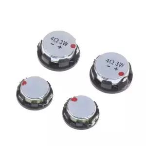 2 개/갑 20/24MM 4 옴 3W 미니 사운드 스피커 라운드베이스 홈 시어터 라우드 DIY 액세서리