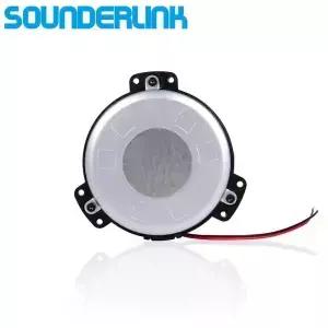 1 PC Sounderlink 촉각 변환기 미니 음악 셰이커베이스 진동 스피커 홈 시어터 소파 카시트 용 서브 우퍼