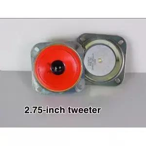 GHXAMP 2.75 인치 70mm 트위터 빨간색 종이 콘 자기 유체 투명 책장 스피커 사운드 시스템 8ohm 50W 1 쌍