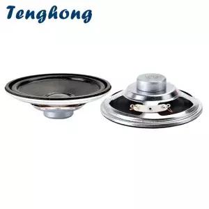 텅홍 2개 3인치 77MM 휴대용 오디오 스피커 13코어 2옴 5W 미드레인지 트레블 유닛 원형 천 엣지 DIY