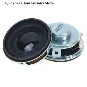 TO2Pcs 40MM 미니 오디오 휴대용 스피커 16 코어 4 옴 5W 풀 레인지 고무 측면 NdFeB 자기