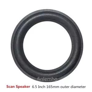 1PC 스피커 우퍼 6.5 인치 폼 서라운드 수리 키트 스캔 서브 Hifi 홈 시어터 용 원형 165mm