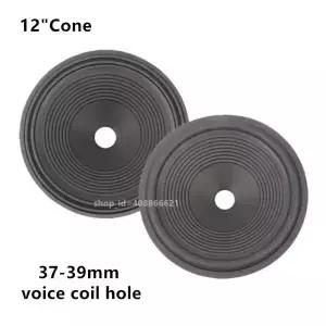 1PC 스피커 우퍼 종이 콘 12인치 폼/천 서라운드 수리 키트 보이스 코일 3739mm 홈시어터 스튜디오 DIY