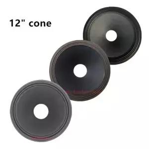 1PC 스피커 우퍼 종이 콘 12 M/W 모양 천 서라운드 수리 키트 보이스 코일 76/65mm 홈 시어터 스튜디오 DIY