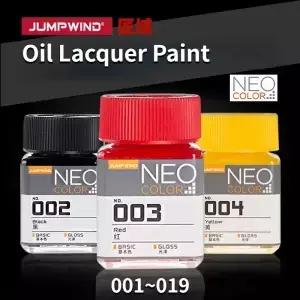 JUMPWIND 페인트 18ml 001 019 래커 네오 컬러 광택 안료 모델 색칠 도구 조립 취미 DIY