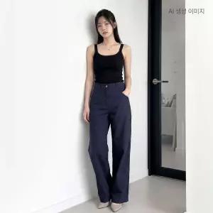 [백화점 홈쇼핑 정품] 로엠 컬러 코튼 팬츠 RMTWG26RT2