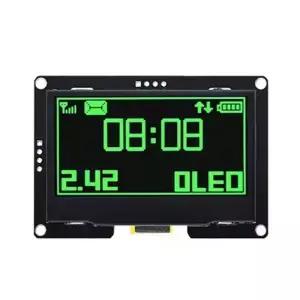 SSD1309 드라이버 2.42 인치 OLED 디스플레이 모듈 128X64 HD LCD 스크린 Arduino UNO R3용 4핀 IIC 직렬