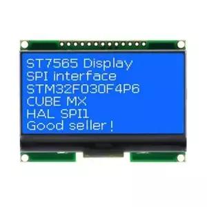 AED6LCD1286406D 128X64 도트 COG 모듈 ST7565 드라이버 어 글꼴 SPI 인터페이스