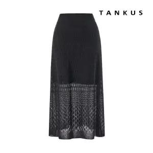 [탱커스]썸머 펀칭 레이스 니트 롱 스커트 TY2SK004L0 3425059
