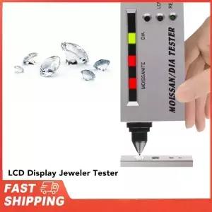 모이사 펜 LCD 디스플레이 다이아몬드 테스터 경도 감지기 보석 감정 도구 LED 표시등