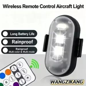 충전식 장시간 사용 RGB LED 스트로브 라이트 비행기·헬리콥터·오토바이·자동차용 무선 위치등 액세서리