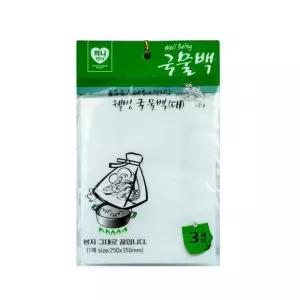 국물백 대 250x350mm 3매입 5개 다시팩 다시망 걸음망 멸치육수팩 WFOMIWO