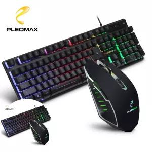 마우스키보드세트 LED 유선 키보드/마우스 플레오맥스 세트 AVEC-WMK520