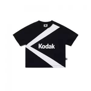 매장정품 코닥 KODAK KIDS 케이 우븐 반팔 맨투맨 키즈 BLACK K4126LWT23BLK 753996