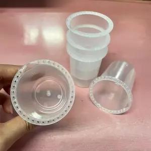 과학 화학실험용 구멍있는 100ml 계량컵 2개 실험세트