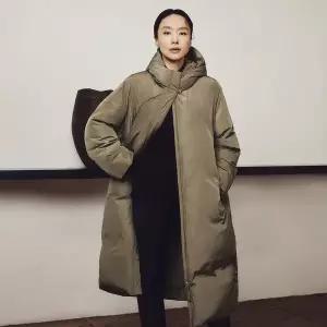 모에 택가1880모에후드 롱 구스 다운 (전도연 착용) ODHCOK0400