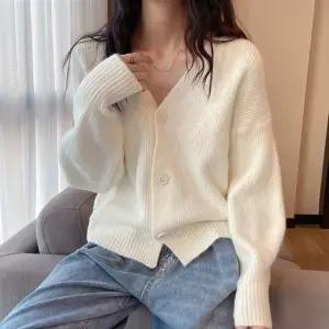6컬러 브이넥 파스텔 골지 카디건편한가디건 여자 여성 깔끔한 베이직 니트 캐주얼