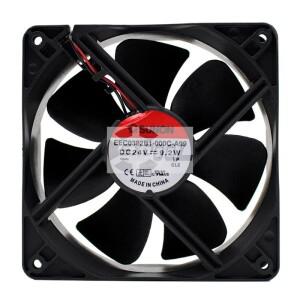 섀시  장비 냉각 솔루션, Sunon EEC0382B1-000C-A99 선풍기, 120mm 12038 DC 24V 9.2W, 120x120x38mm