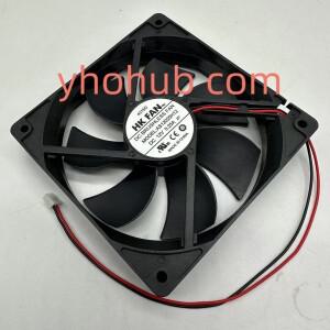 HKFAN AS12025H12 DC 12V 0.25A 120x120x25mm, 2-와이어 서버 냉각 팬