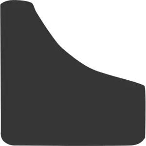 구매자 제품 써모플렉스 펜더 가드 세미트럭 머드 플랩 - 페어 11.75인치 17.75인치 모델 번호 B11751PPB