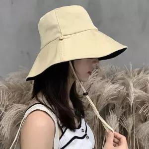 여성 양면 리버서블 버킷햇 기본 무지 벙거 햇볕 여름