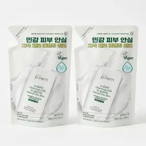 메이크프렘 세이프 미 릴리프 모이스처 클렌징 밀크 리필 100ml x 2개 