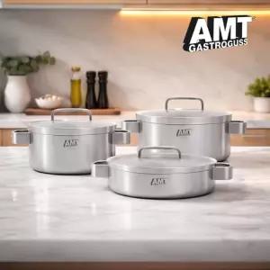 AMT 더마스터 스테인리스 냄비 프라이팬 올데이 3종세트