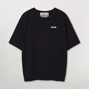 세터 베이직 하프 스웨트셔츠 블랙 SA262MTS03BLK0