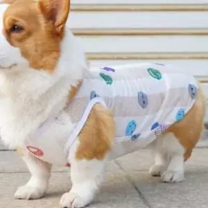 [반려] 강아지 고양이 여름 나시 망사티 메쉬 티셔츠 쿨나시 L 여름옷 메쉬타입