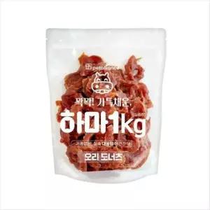 [펫] 오리도너츠 하마 1kg
