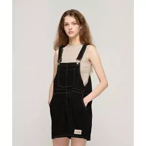 CARGOBROS FOR WOMAN 데님 오버롤 하프팬츠 블랙 CBW246301 3402816