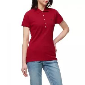 POLO RALPH LAUREN [적립금 5%]W 슬림 핏 메시 폴로 - 레드