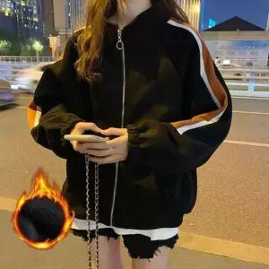 친절한탄씨 여성 데일리 포켓 집업 점퍼 2컬러 간절기 캐주얼 바람막이 자켓 아우터 기모집업자켓