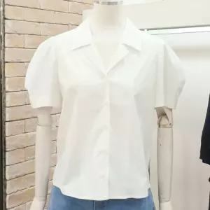 [JJ지고트]볼륨 슬리브 셔츠 블라우스 GP6M0BL901_DG
