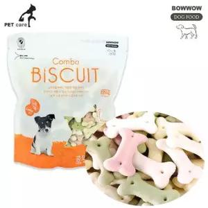 개간식 비스켓 콤보 바우와우 강아지 220g 강아지 애견간식 개비스켓 애견용품