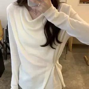 친절한탄씨 페미닌룩 페미닌 드레이프 랩 니트 페미닌룩 데일리룩 데이트룩 캐주얼룩