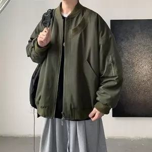 [하프클럽/]오버핏 남성 가을 남성의류 롱점퍼 항공자켓 루즈핏